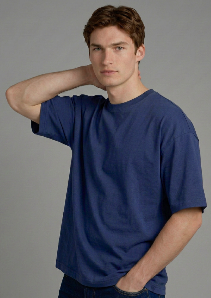 Men’s Oversized Essential T-Shirt – Navy