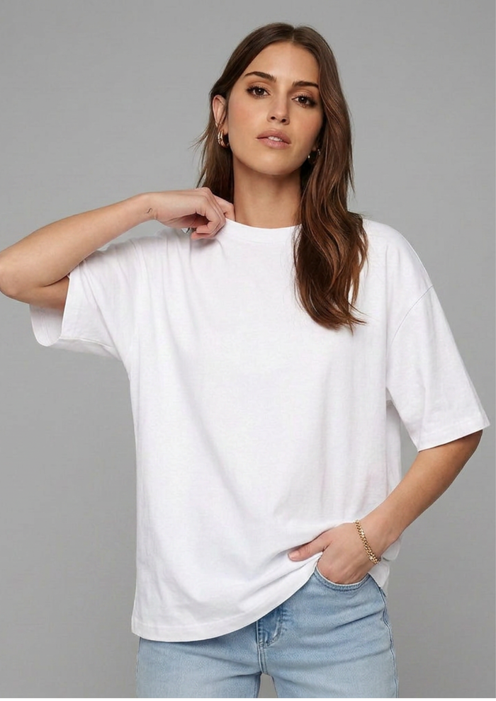 Women’s Oversized Essential T-Shirt – White